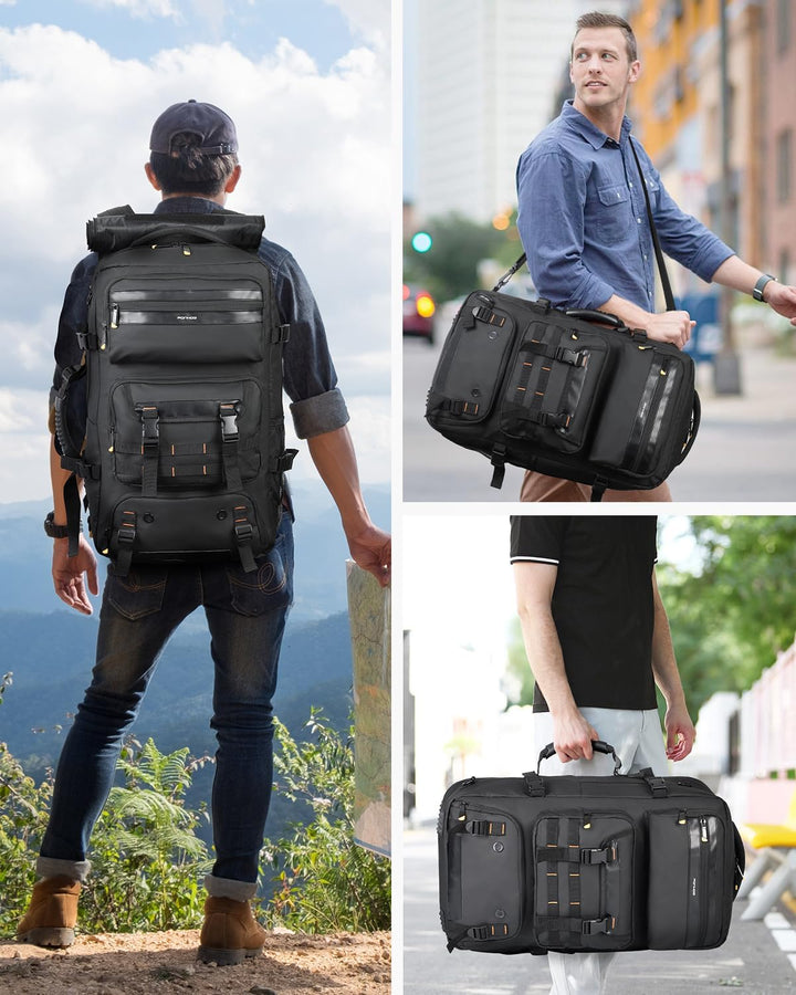 50L Flight-Ready Convertible Travel Backpack with Shoe Compartment & USB Port | Stornfield