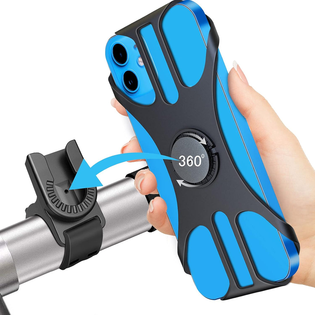 Bicycle phone holder 360° rotatable removable | Stornfield