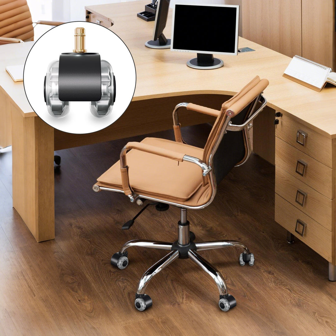 5 pieces office chair wheels swivel chair wheels 10mm x 22mm | Stornfield