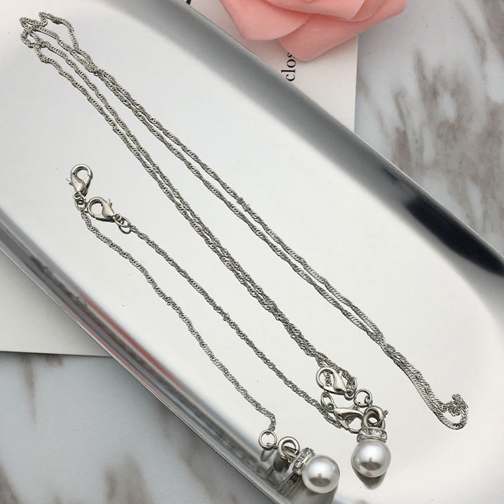 Elegant Necklace with Pearl Pendants Stornfield