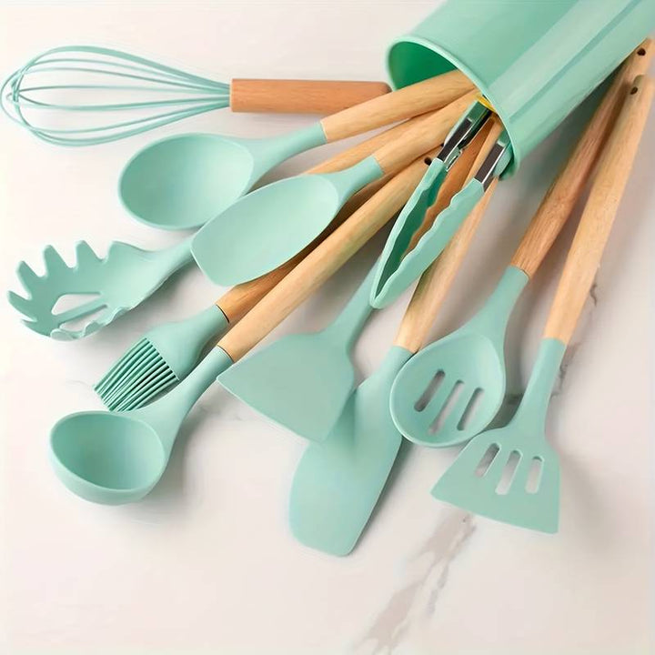 Stornfield | Silicone Cooking Utensil Set – Heat and Scratch Resistant