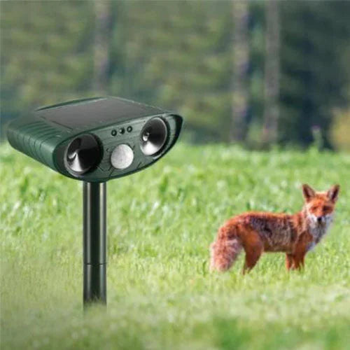 Stornfield | Répulsif à ultrasons solaire avec capteur infrarouge étanche répulsif pour animaux