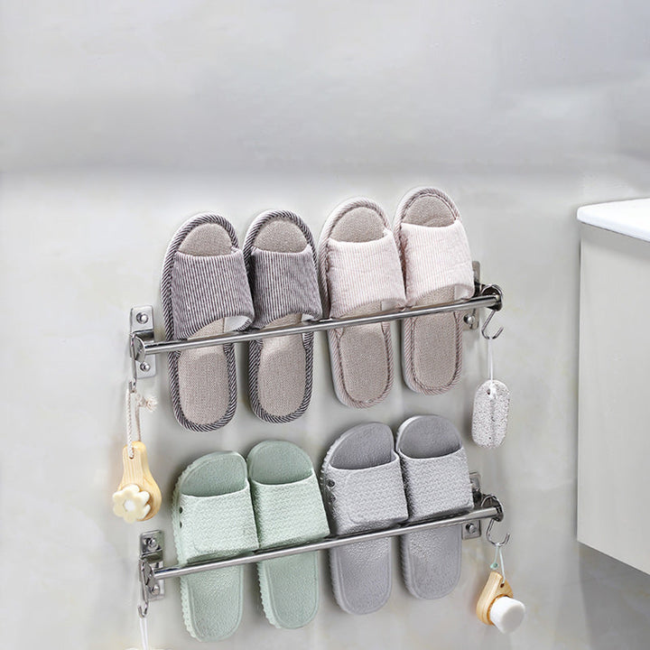 Stornfield | 3-piece Stainless Steel Bathroom Accessory Set Modern Chrome Object Stand