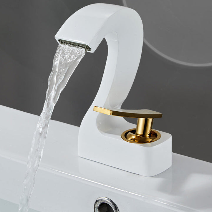 Stornfield | Modern Single-Lever Basin Faucet Bathroom Brass Central Faucet