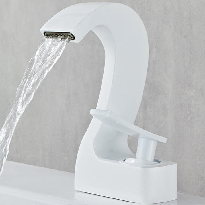 Stornfield | Modern Single-Lever Basin Faucet Bathroom Brass Central Faucet
