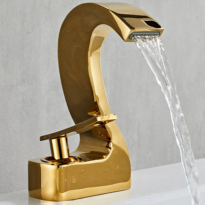 Stornfield | Modern Single-Lever Basin Faucet Bathroom Brass Central Faucet