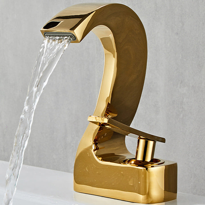 Stornfield | Modern Single-Lever Basin Faucet Bathroom Brass Central Faucet