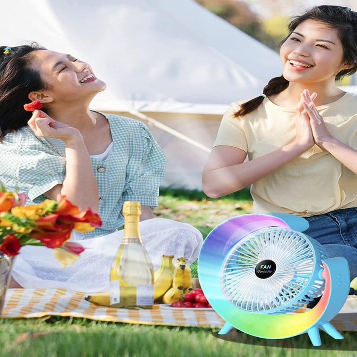 Multifunctional Colorful desktop small fan | Stornfield