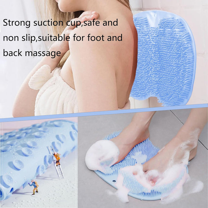 CleanFootFlex Hands-Free Silicone Foot Clean Mat Stornfield