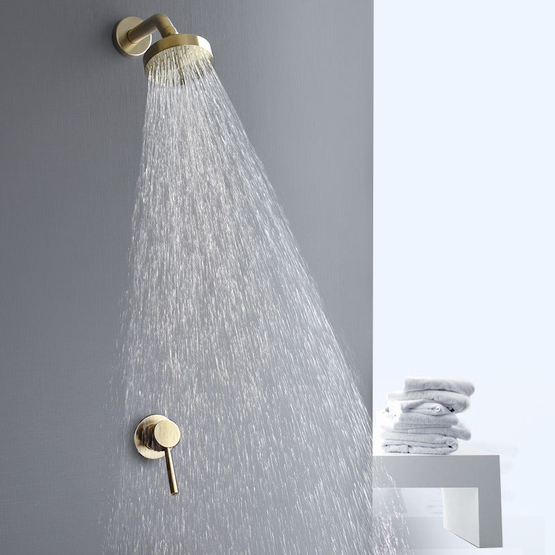 Stornfield | Douche en acier inoxydable combinaison douche ronde tête de douche fixe avec bras de douche