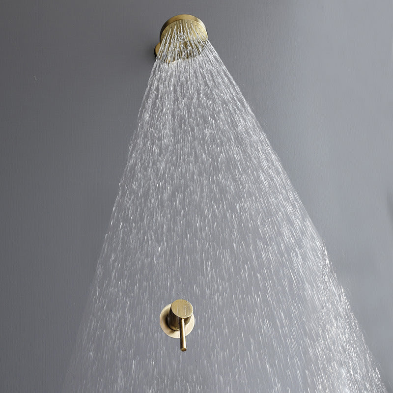 Stornfield | Douche en acier inoxydable combinaison douche ronde tête de douche fixe avec bras de douche