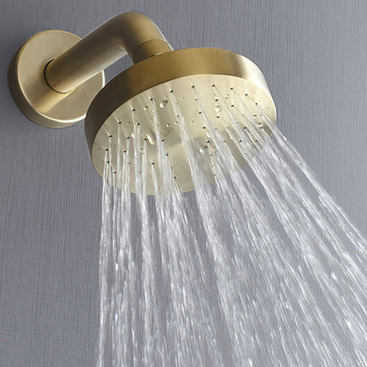 Stornfield | Douche en acier inoxydable combinaison douche ronde tête de douche fixe avec bras de douche