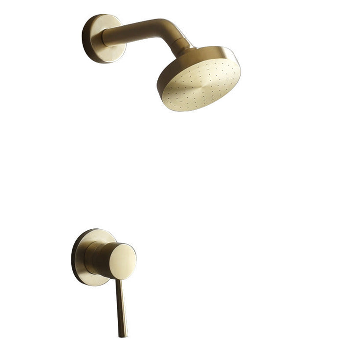 Stornfield | Douche en acier inoxydable combinaison douche ronde tête de douche fixe avec bras de douche