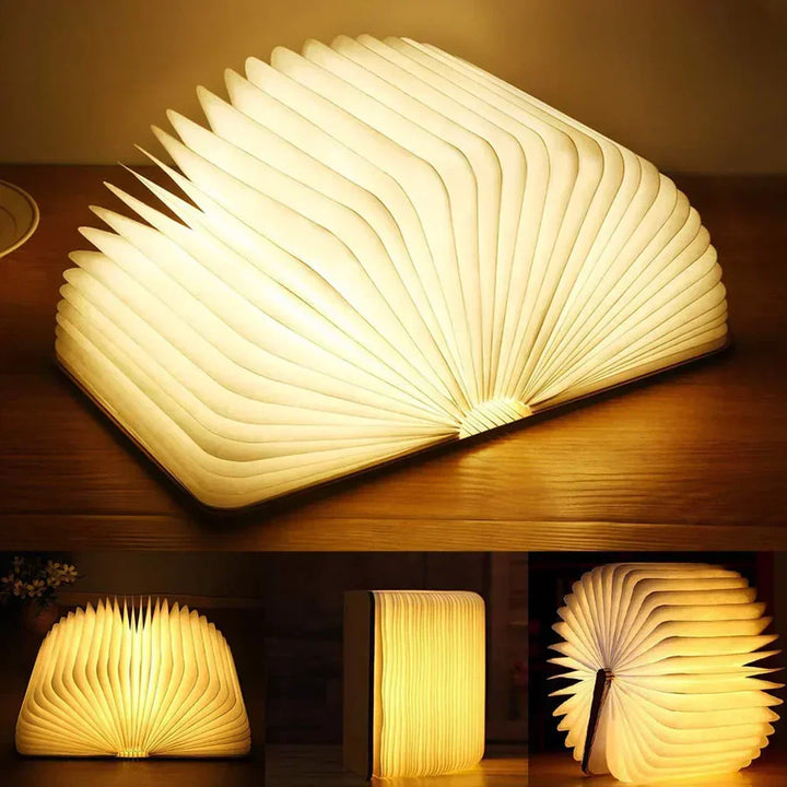 Foldable Book Lamp with Warm LED Lighting - StoryGlow | Stornfield