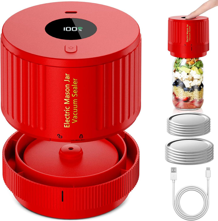 Stornfield | Electric Jar Vacuum Sealer Kit - Preserve freshness quickly!