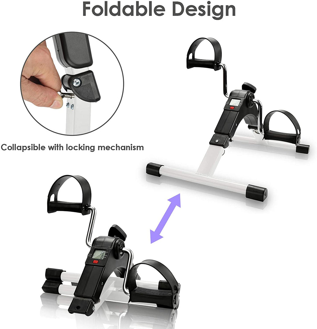 Mini Home Trainer Fitness Bike Leg Trainer with LCD Display | Stornfield