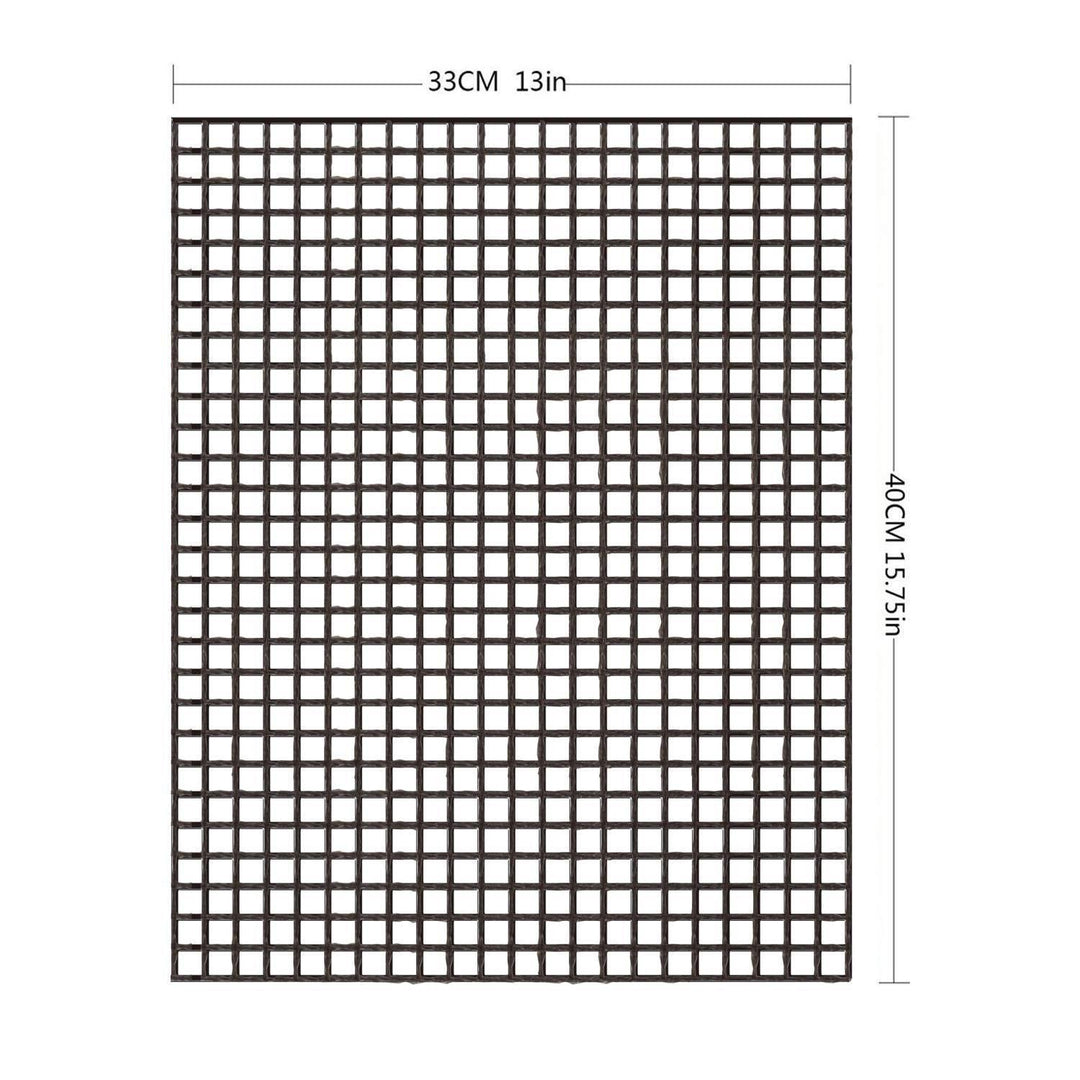 Stornfield | Reusable Non-Stick Teflon Barbecue Grill Mesh Mat for Easy Cleaning