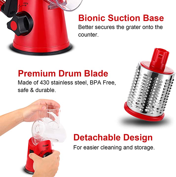 Rotary Grater Vegetable shredder | Stornfield