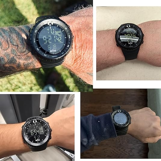Stornfield | Henry Waterproof Men’s Digital Sports Watch – Shockproof, Tactical & LED Backlit Outdoor Timepiece