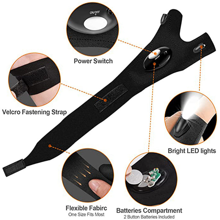 Convenient LED Gloves With Waterproof Lights | Stornfield