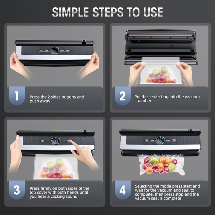 Stornfield | 8-in-1 Vacuum Sealer with Integrated Cutter