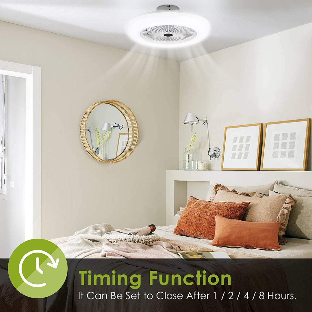 Ceiling fan with lighting 80W with remote control | Stornfield