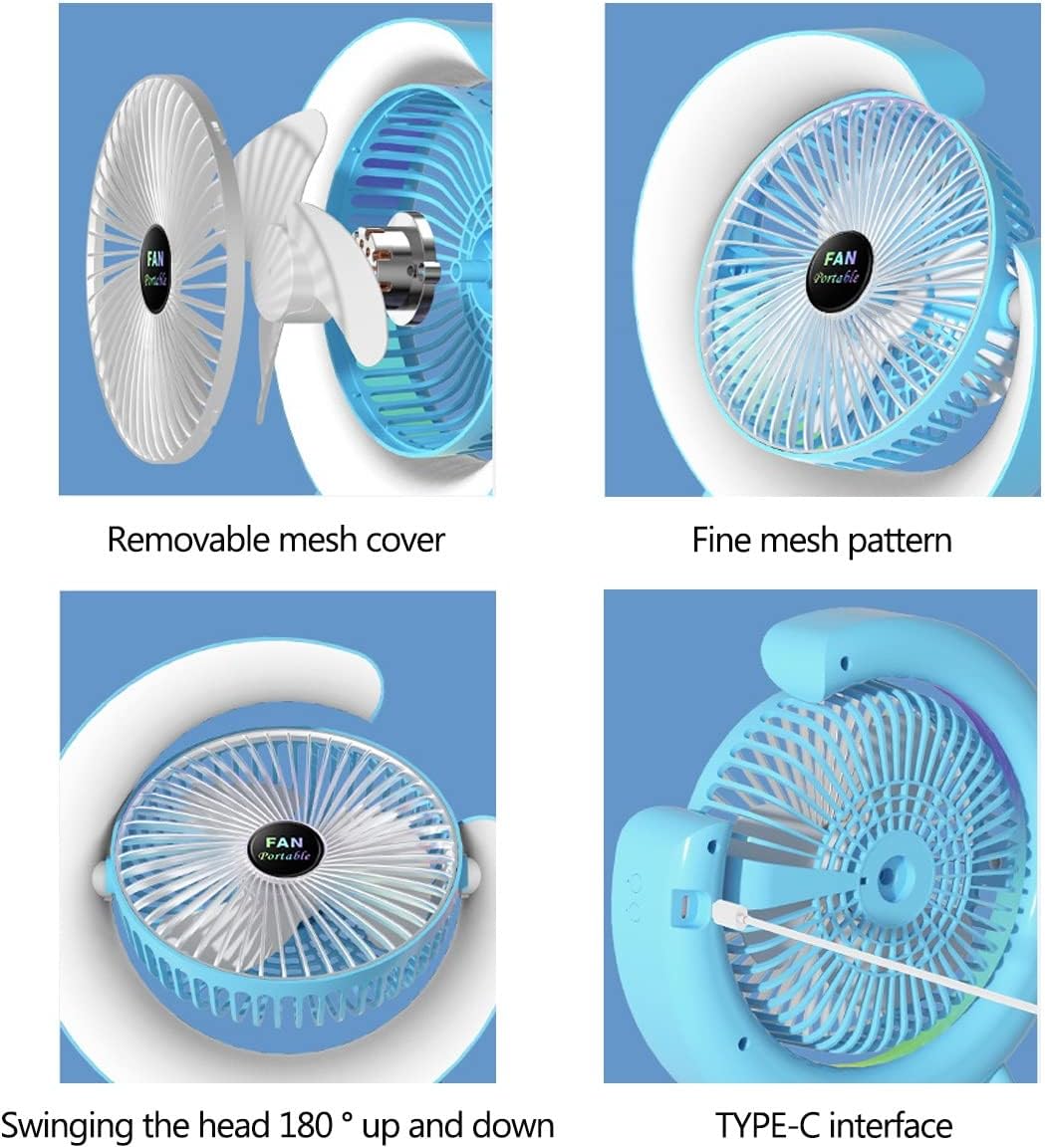Multifunctional Colorful desktop small fan | Stornfield