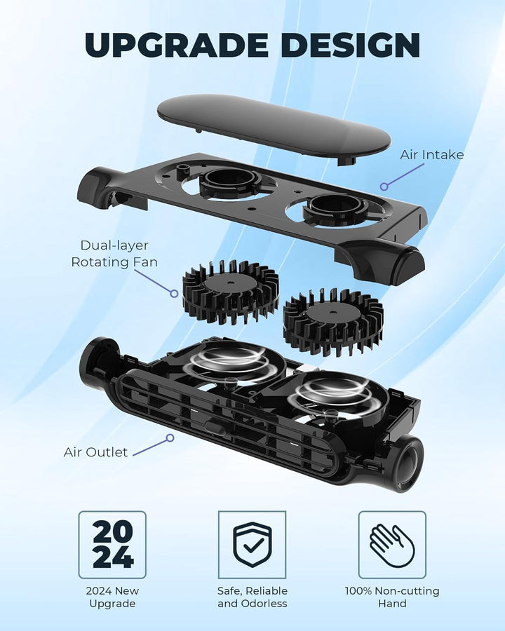 Stornfield | 3 Speeds USB Car Cooling Fan & Headrest Mount – AutoBreeze (1+1 FREE)