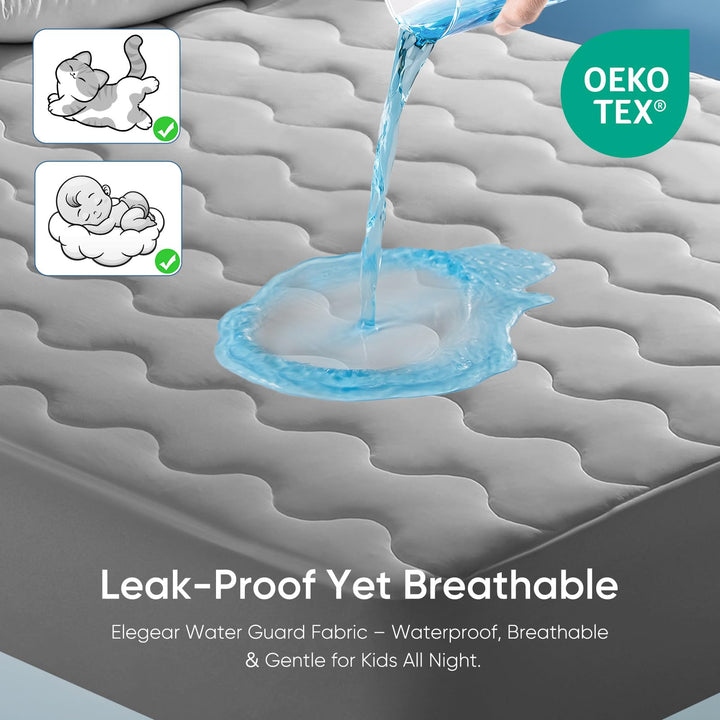 Stay Cool with Q-Max 0.5 — The Ultimate  3.0 Cooling Fitted Sheet by Elegear | Stornfield