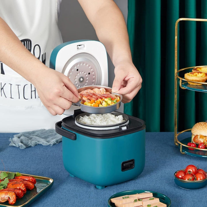 MiniChef 1.2L Rice Cooker – Compact Multicooker with Steaming Function and One-Button Control | Stornfield