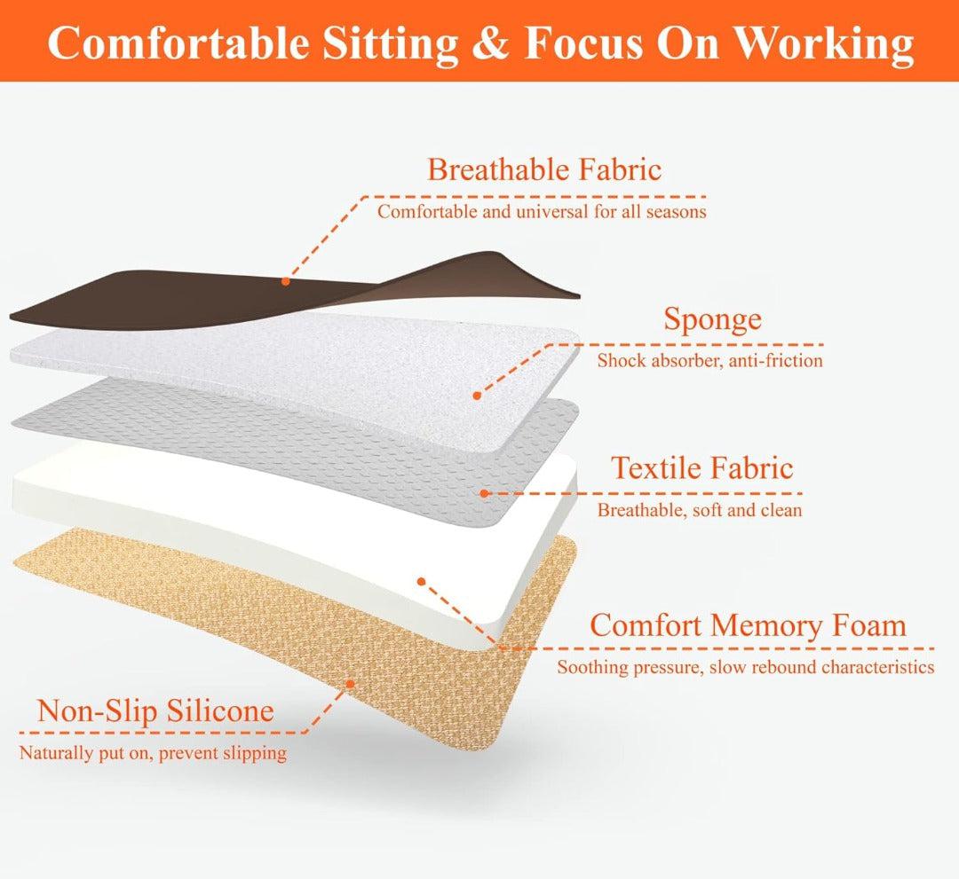 Stornfield | Comfort Memory Foam Car Seat Cushion