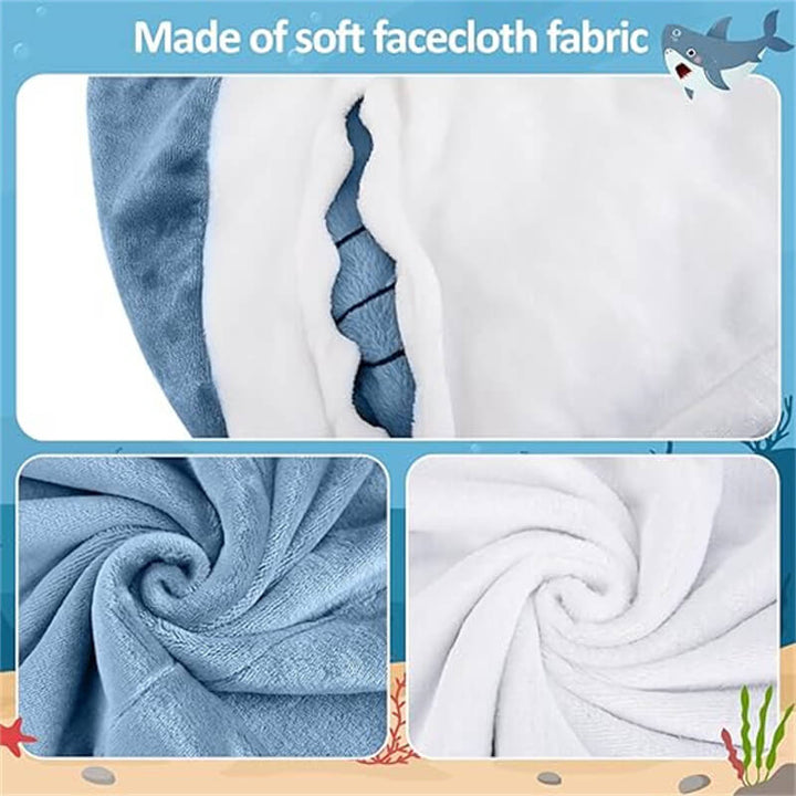 Plush Shark Blanket Hoodie – Comfortable Wearable Blanket | Stornfield
