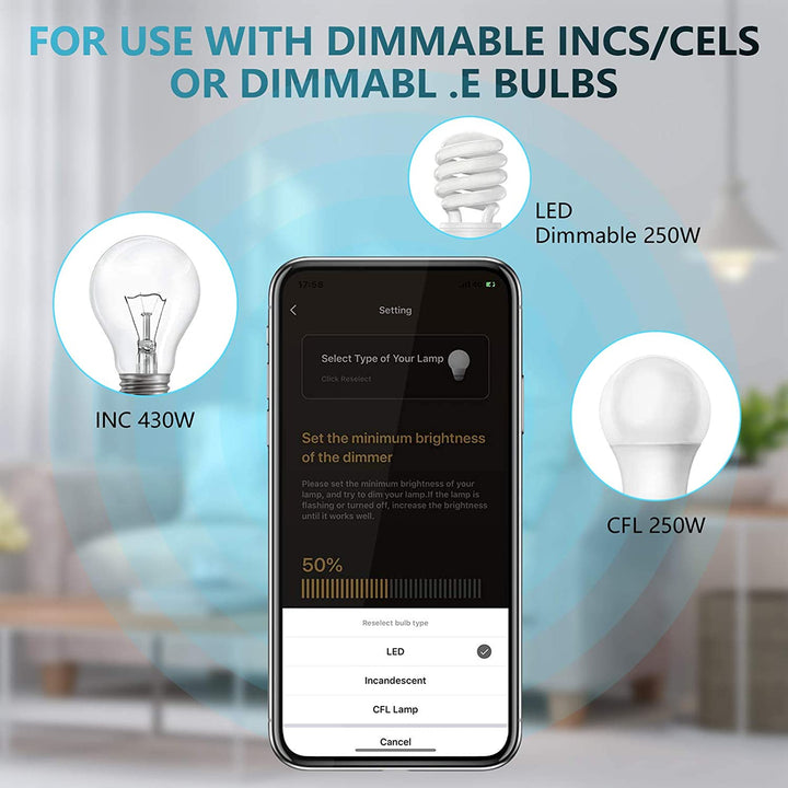 Smart Dimmer Dimmer Switch Touch with Remote Control | Stornfield