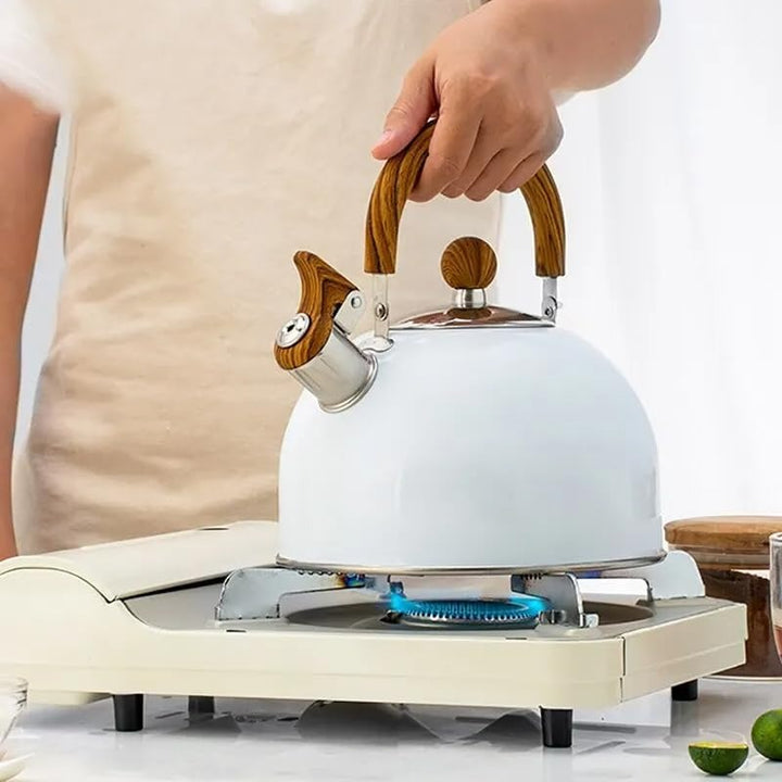 Stainless Steel Whistling Kettle Cooking Time – 2.5L or 3L with Sound Signal | Stornfield