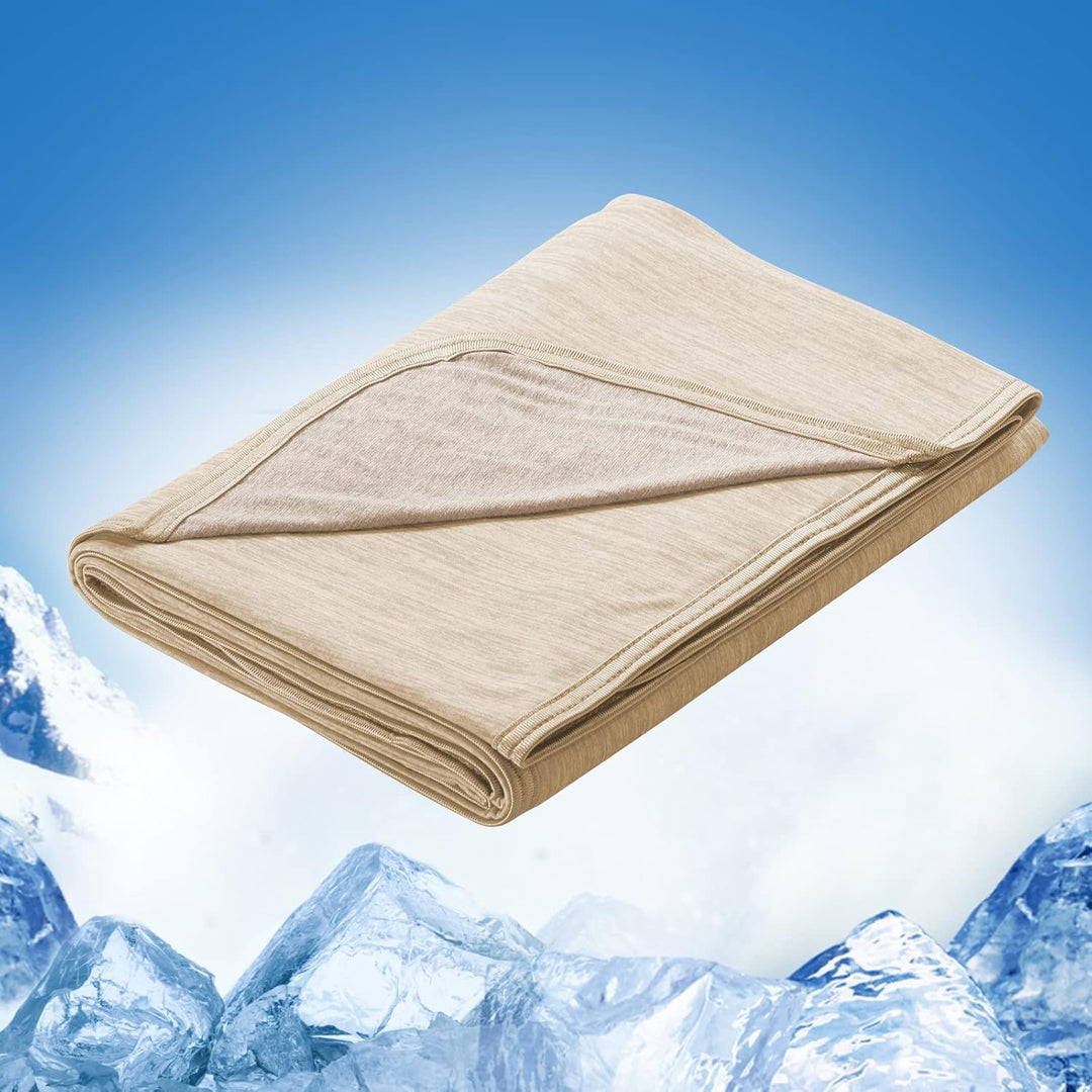 Light Brown Cooling Blanket –  3.0, Q-Max>0.5, Multi-Size Options | Stornfield