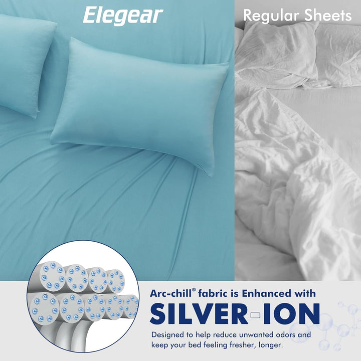 Blue Cooling Blanket –Silver Ion Freshness,  3.0, Lightweight for Hot Sleepers | Stornfield