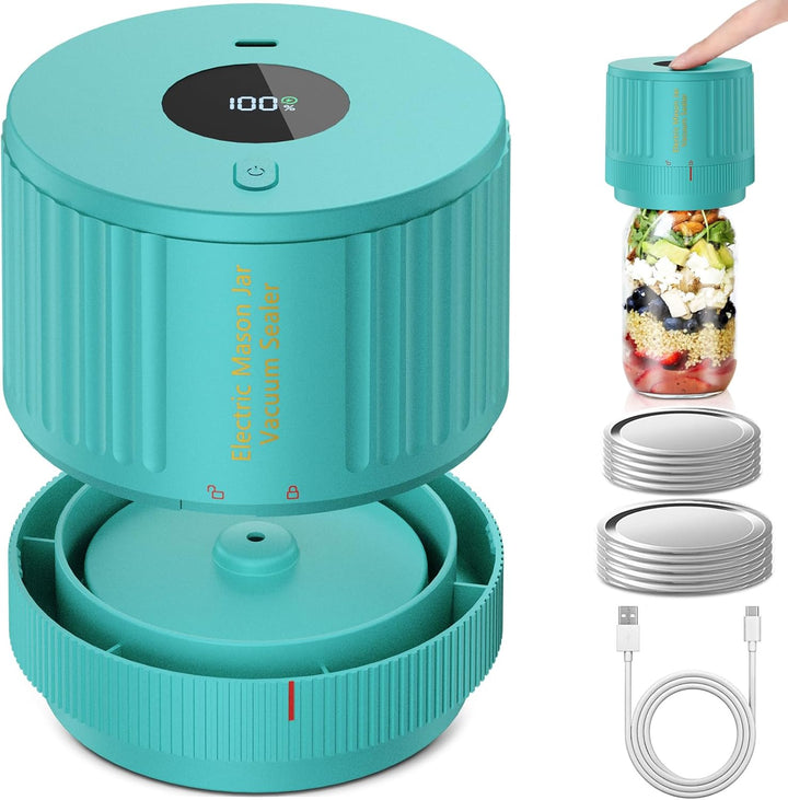 Stornfield | Electric Jar Vacuum Sealer Kit - Preserve freshness quickly!