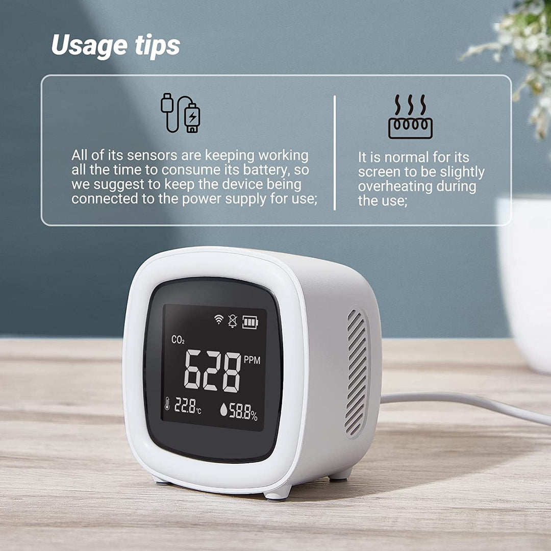 INKBIRD WiFi 3-in-1 Indoor CO2 Detector IAQM-068W | Stornfield