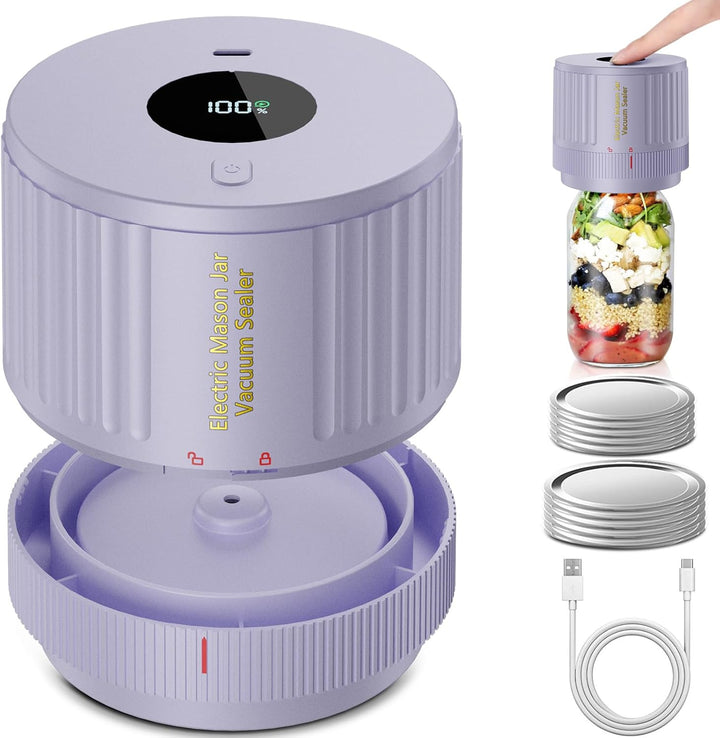 Stornfield | Electric Jar Vacuum Sealer Kit - Preserve freshness quickly!