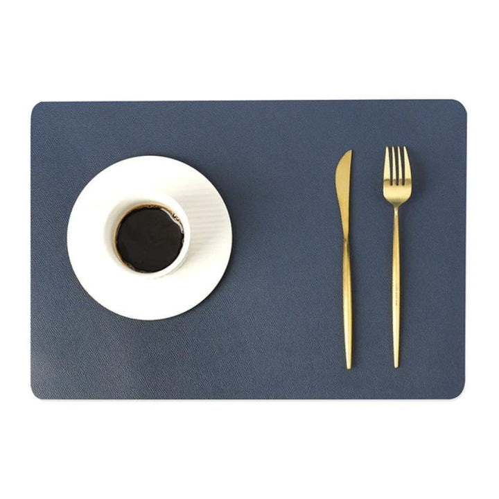 Stornfield | Modern Rectangular Waterproof PU Leather Placemats