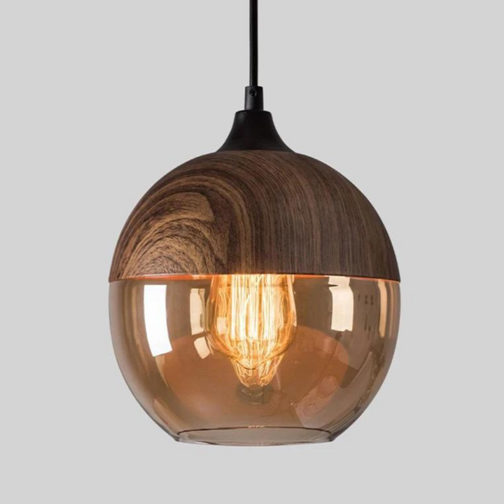 Stylish Scandinavian Wooden Ceiling Lamp - NordLuna | Stornfield
