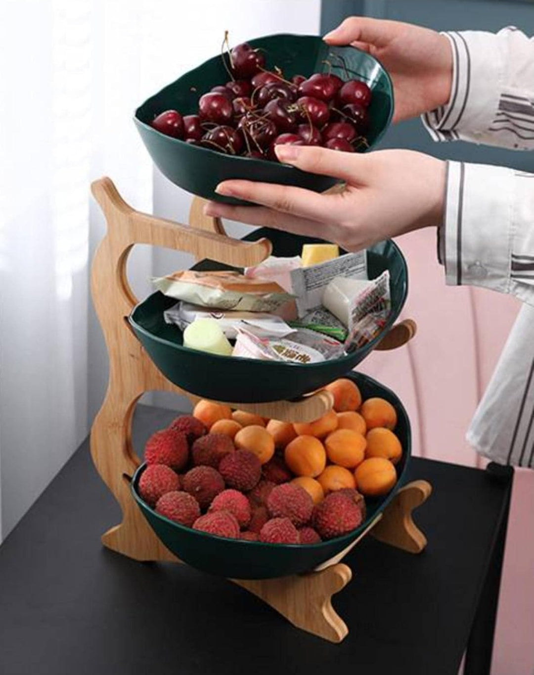 Stornfield | FruitTower - Elegant Metal Fruit Stand