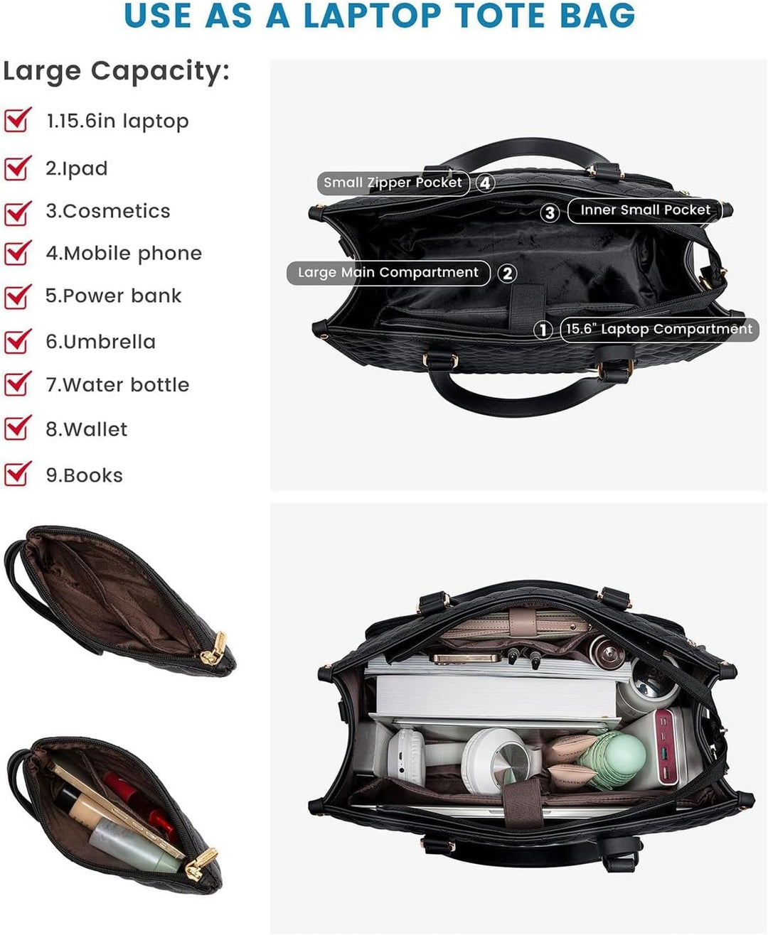 2-in-1 Insulated Lunch & Laptop Tote for Work & Travel | Stornfield