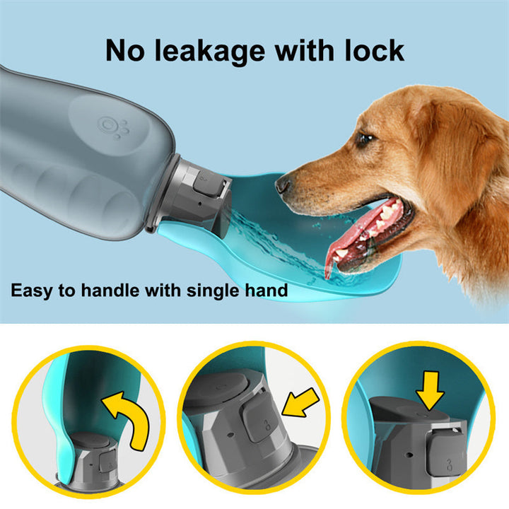 Portable 800ml Dog Water Bottle. | Stornfield