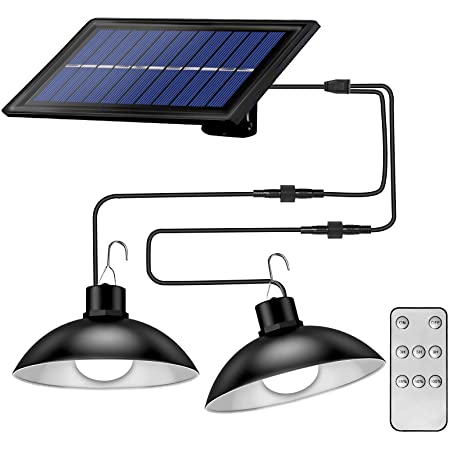 SolarDuo LED Lamp Set on Solar Energy with Remote Control | Stornfield