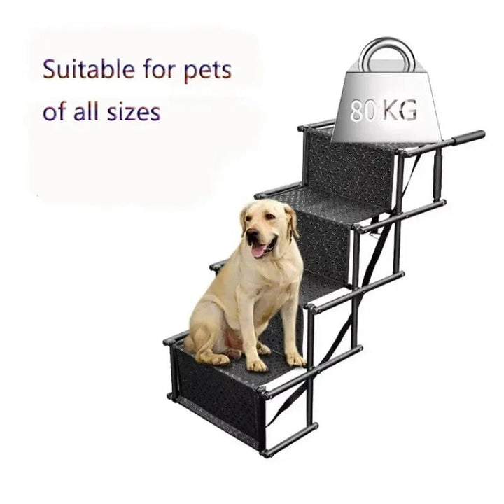 Folding Car Stair for Dogs | Safe Climbing for Puppies | Stornfield