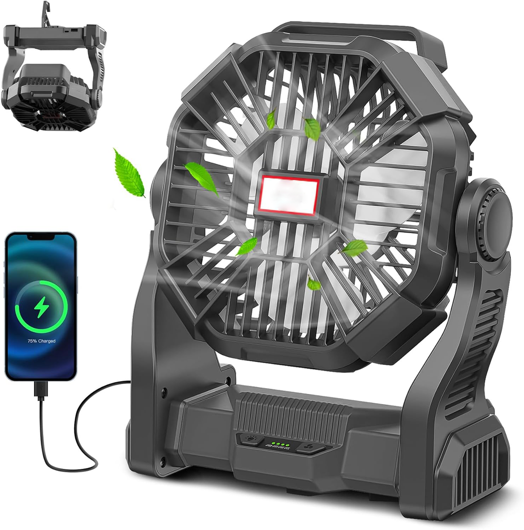 Portable Rechargeable Camping Fan | Stornfield