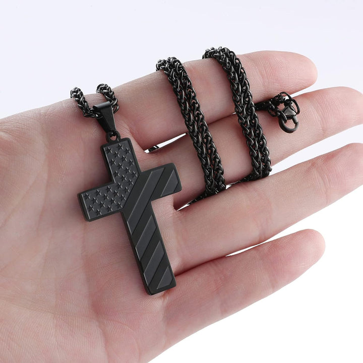 Stornfield | IronPride Cross American Flag Cross Necklace