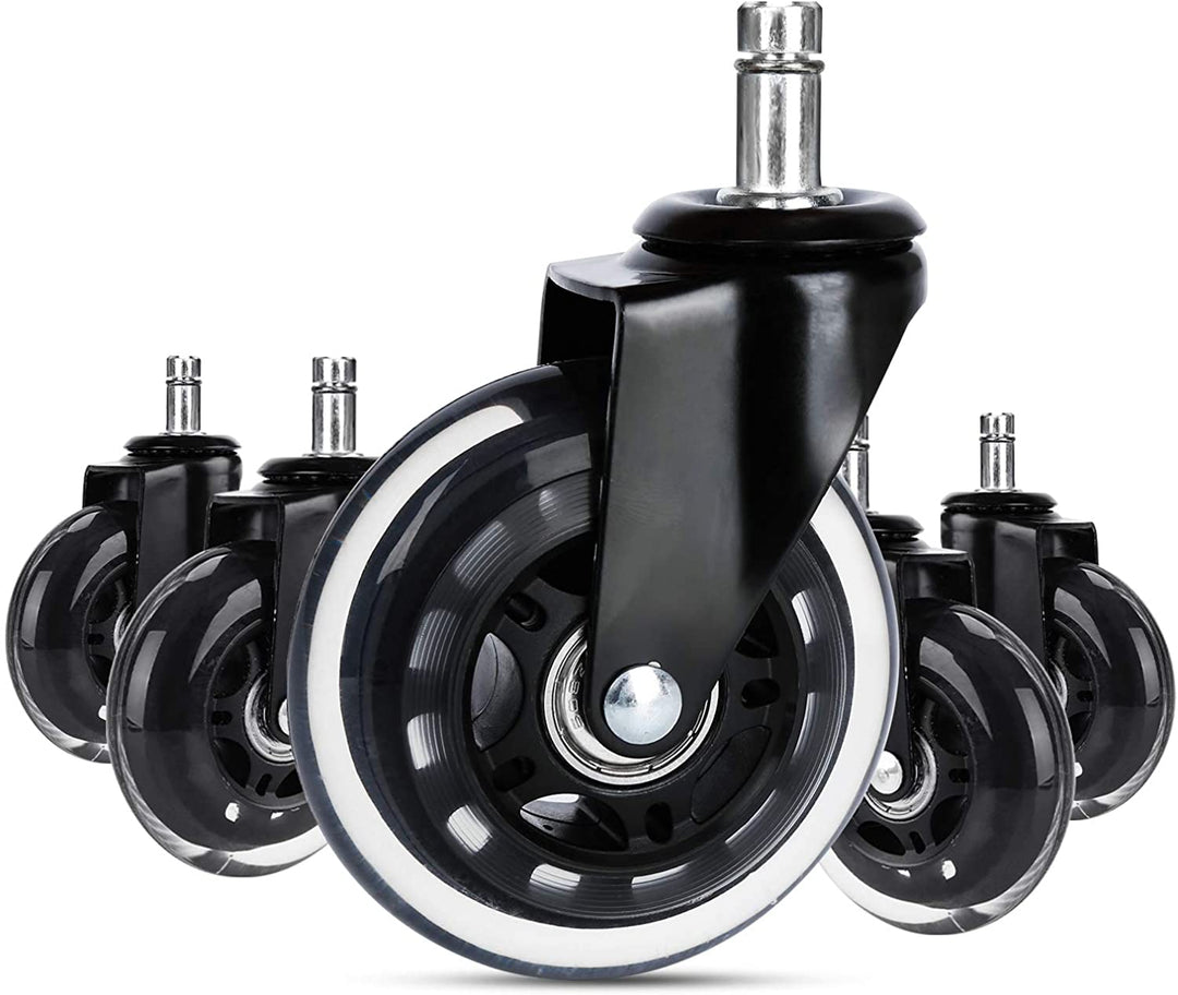 5X Set Heart Floor Rollers Office Chair Wheels | Stornfield