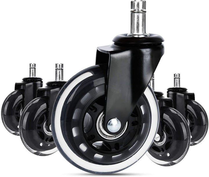 5X Set Heart Floor Rollers Office Chair Wheels | Stornfield